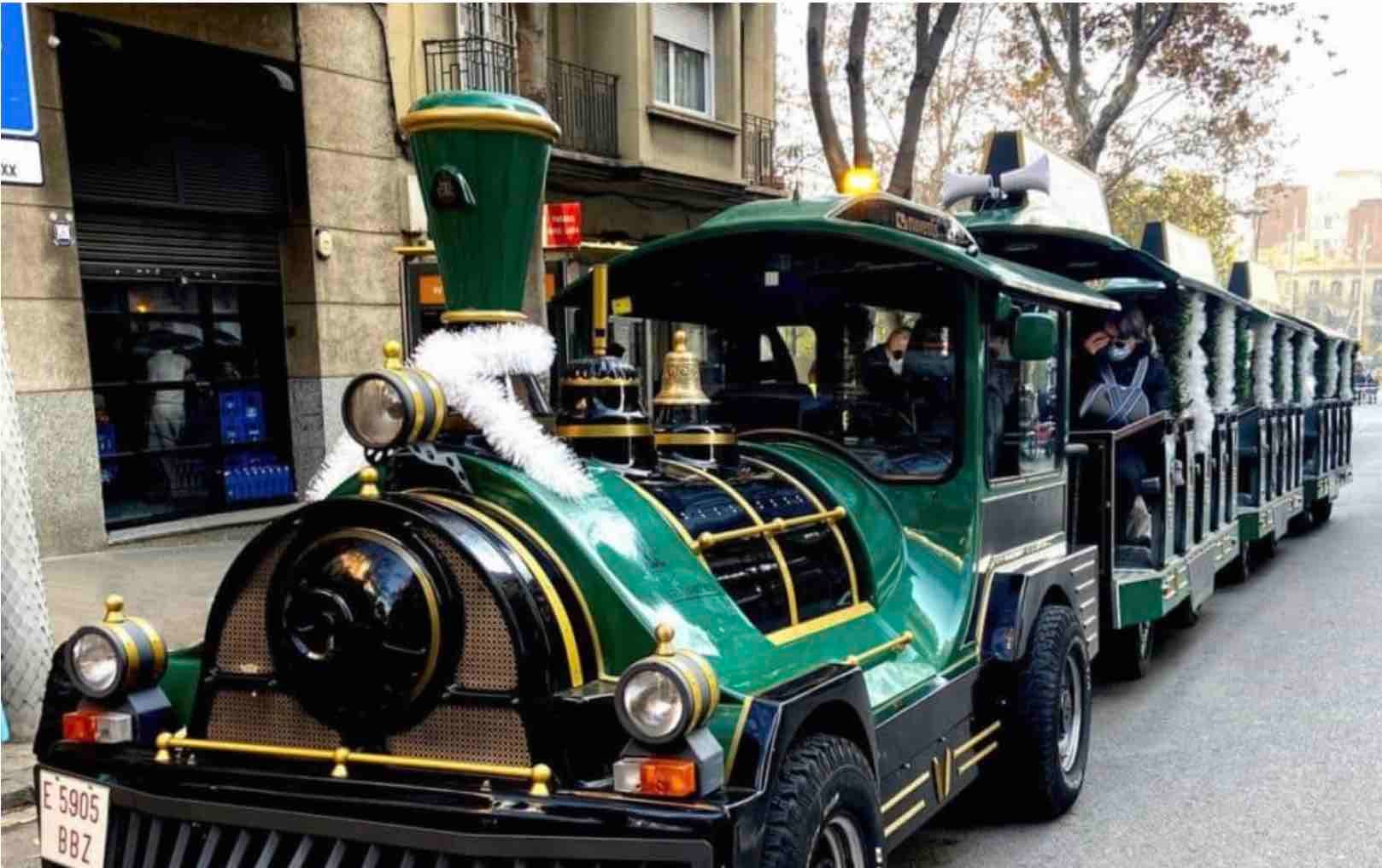 Trenet de Nadal de l'eix comercial de la Sagrada Família 