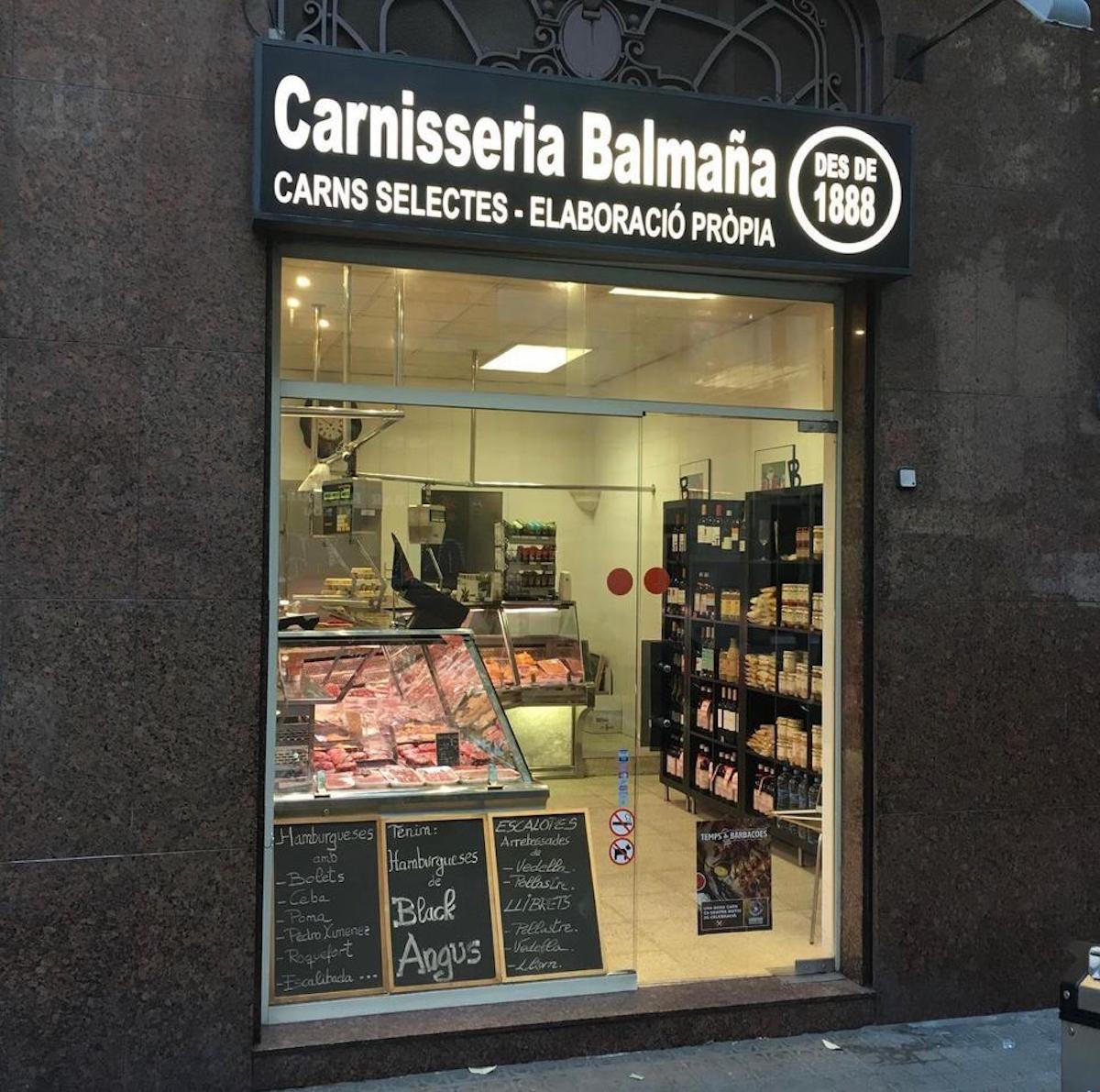 La carnisseria Balmaña en una imatge recent / Cedida