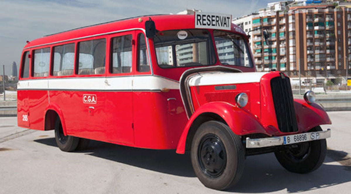Una imatge d'arxiu de l'autobús Dodge Brothers / Fundació TMB