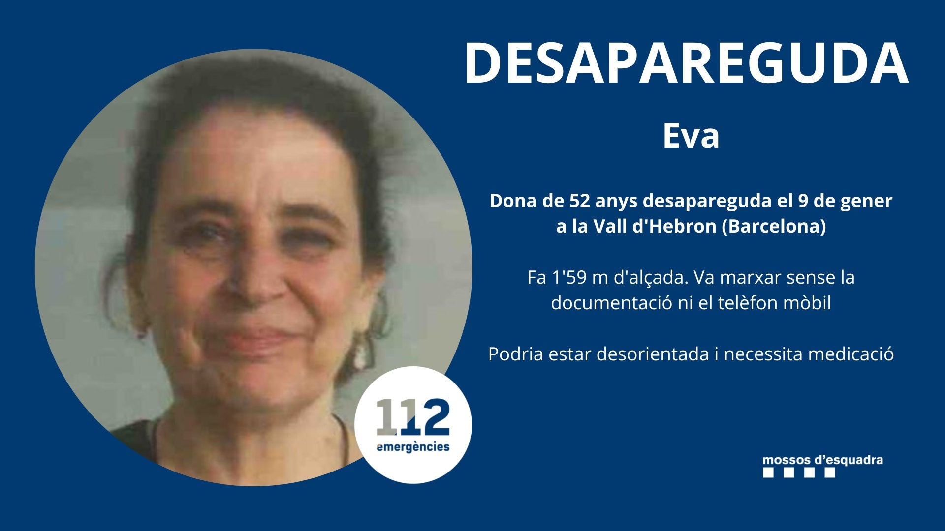 Es tracta de la segona desaparició en poques hores a Barcelona MOSSOS