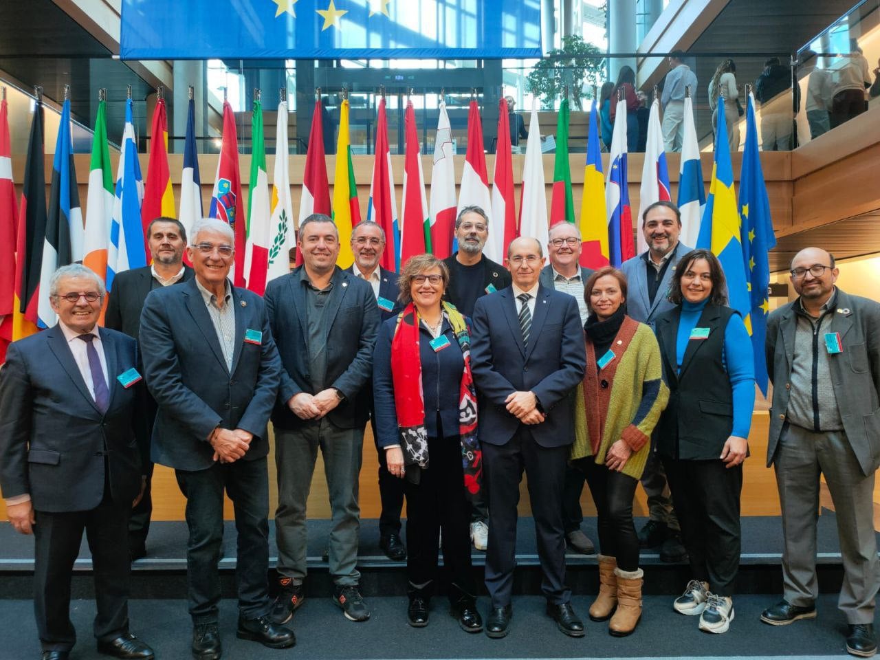 La delegació present al parlament europeu | Ajuntament