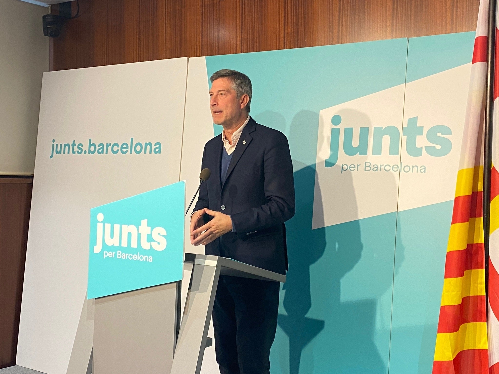 Una imatge d'arxiu del portaveu del grup municipal de Junts a l'Ajuntament, Jordi Martí / Junts
