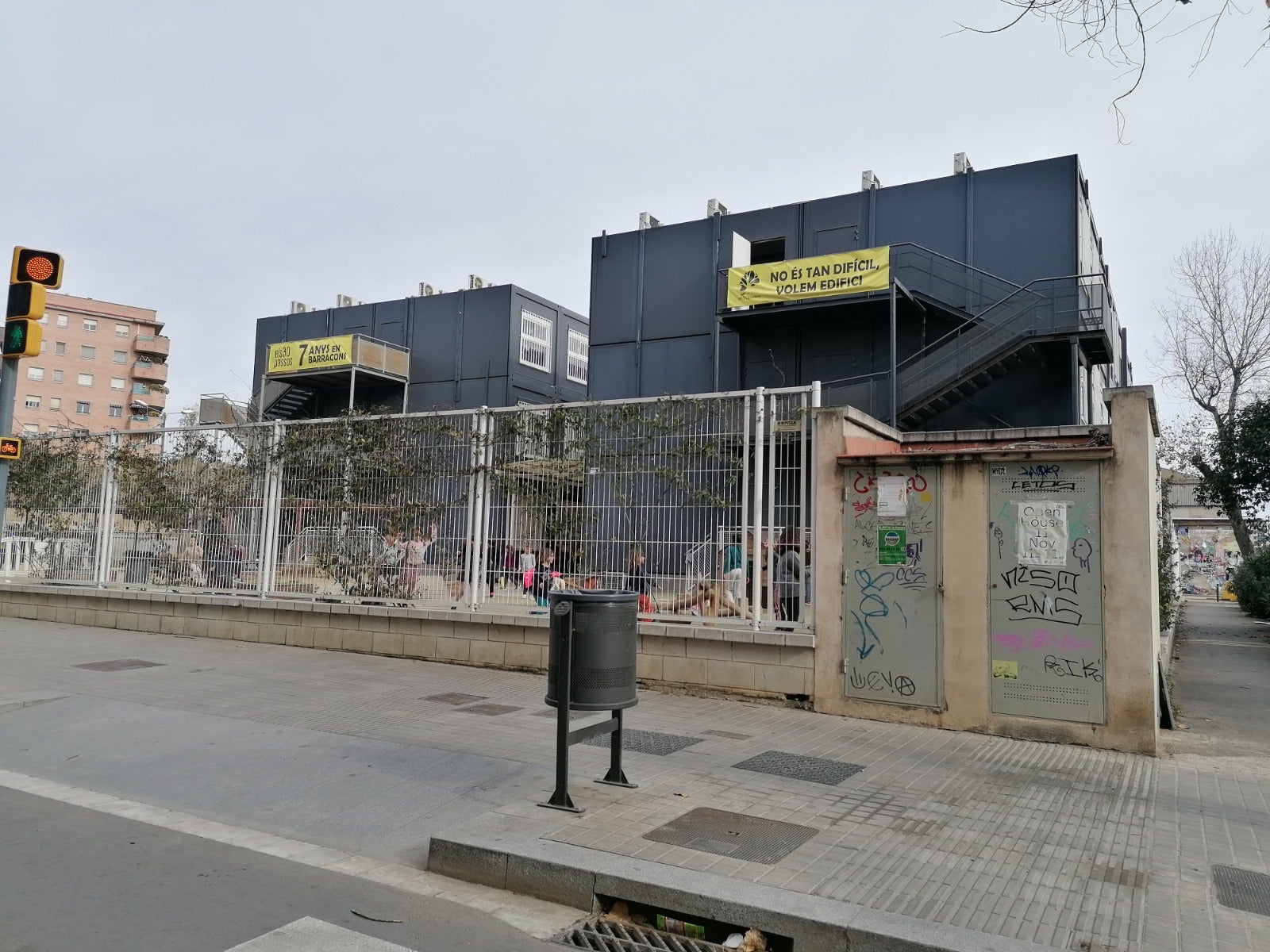 L'Escola 30 Passos continua reivindicant un nou edifici el més aviat possible / Gabriel González