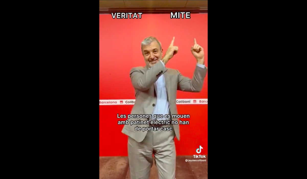 El nou vídeo de Collboni a TikTok