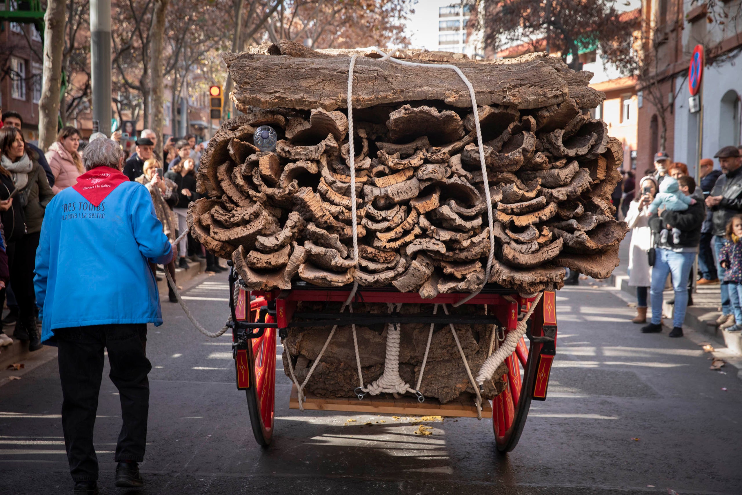 Els Tres Tombs a Sant Andreu per Sant Antoni. tradició, festa tradicional, tradicions catalanes