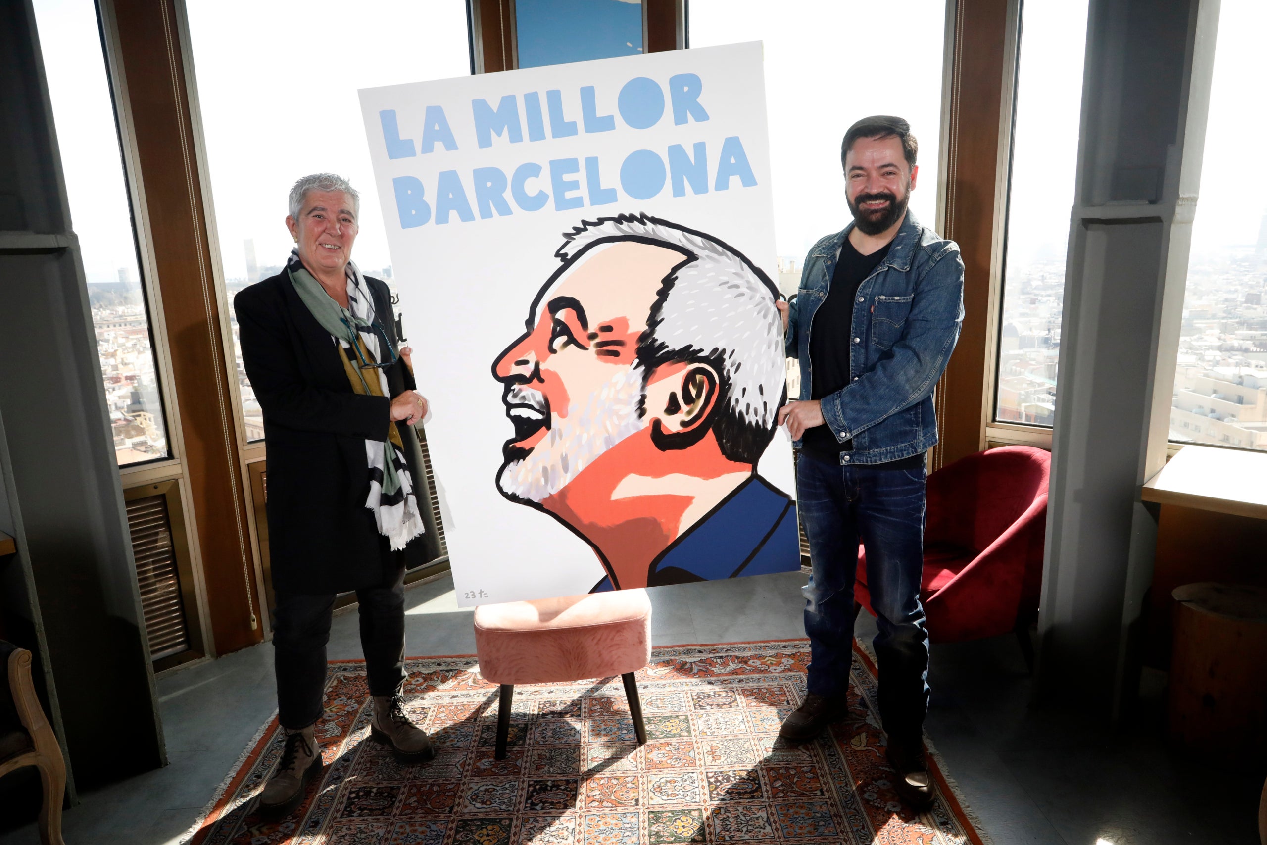 Els portaveus de la plataforma, Toni Cano i Natalia Bettonica | Arduino Vannucchi