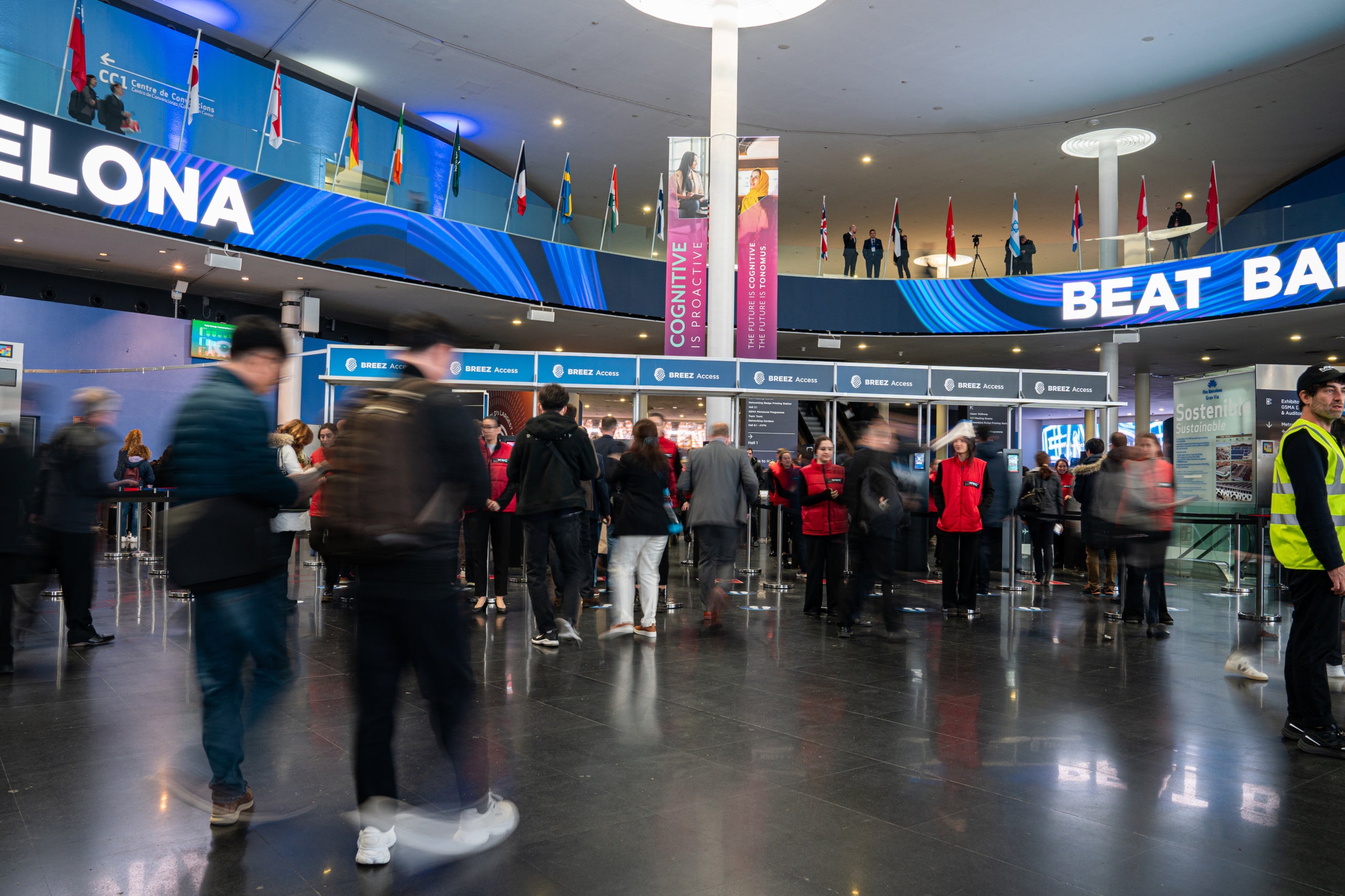 Alguns dels participants de l'edició d'enguany del Mobile World Congress Barcelona / Pau Venteo (ACN)