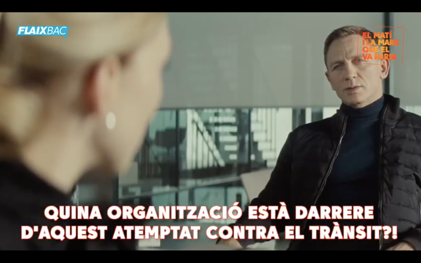Un dels moments del tràiler sobre la missió de James Bond a Barcelona / Flaixbac