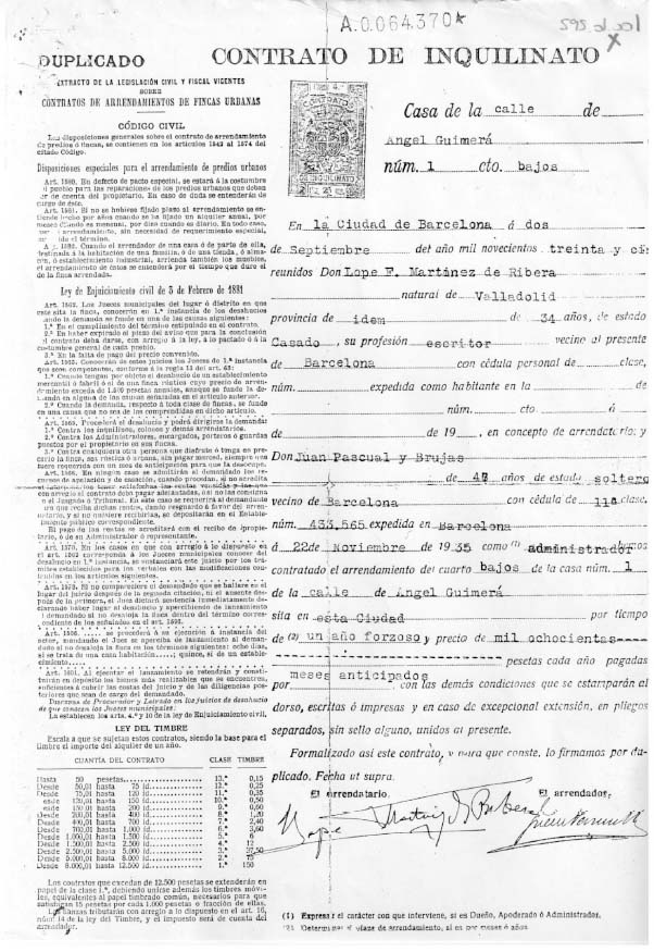 Uno de los únicos documentos que se conservan del pasado de la Casa Urrutia / Cedida