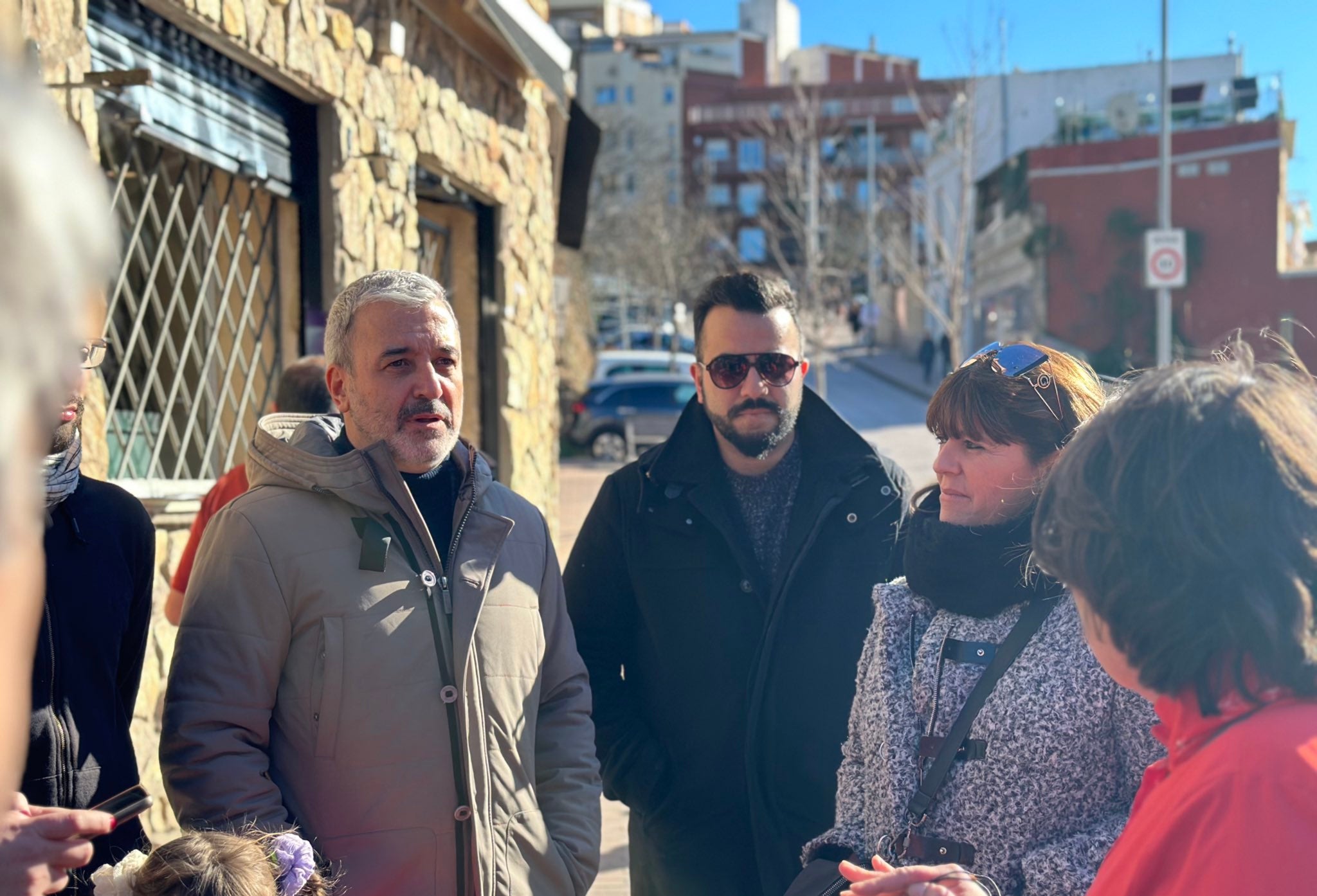 Jaume Collboni i Núria Carmona en una imatge d'arxiu / PSC Horta-Guinardó

