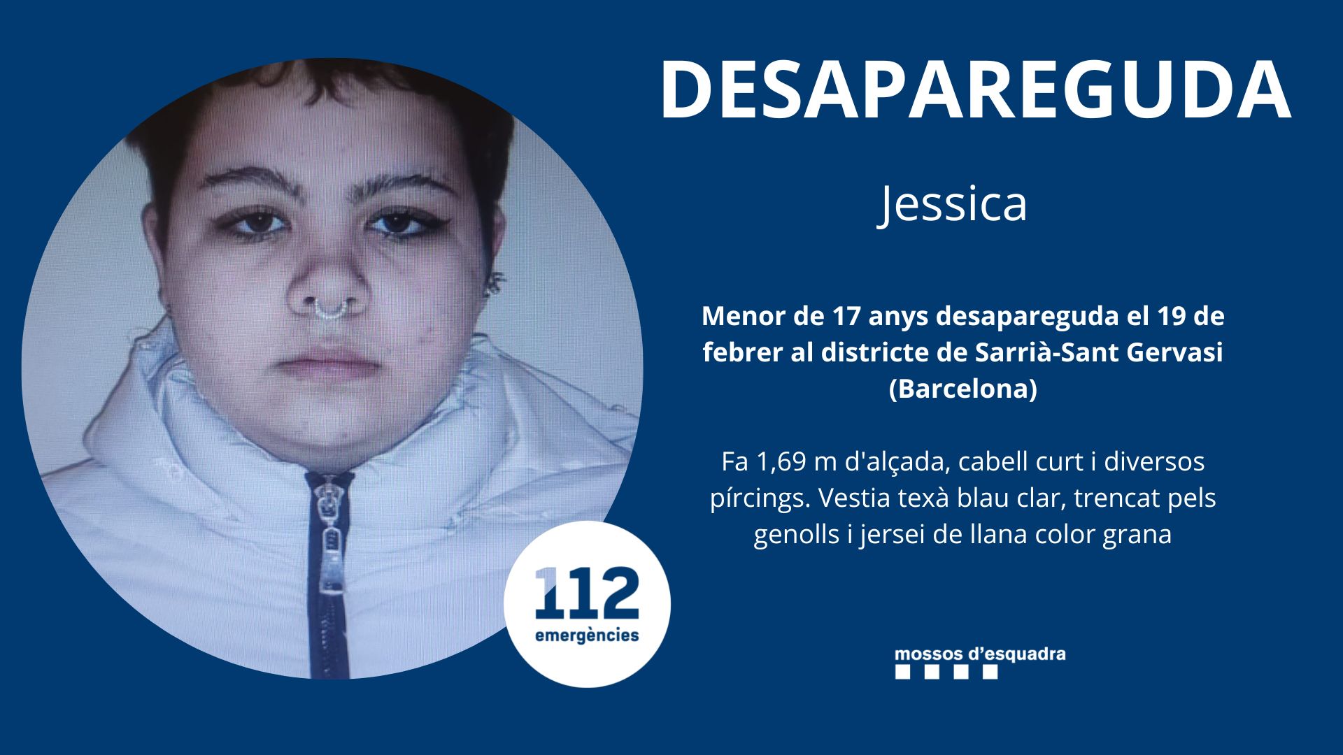 La policia havia demanat ajuda a les xarxes / Mossos