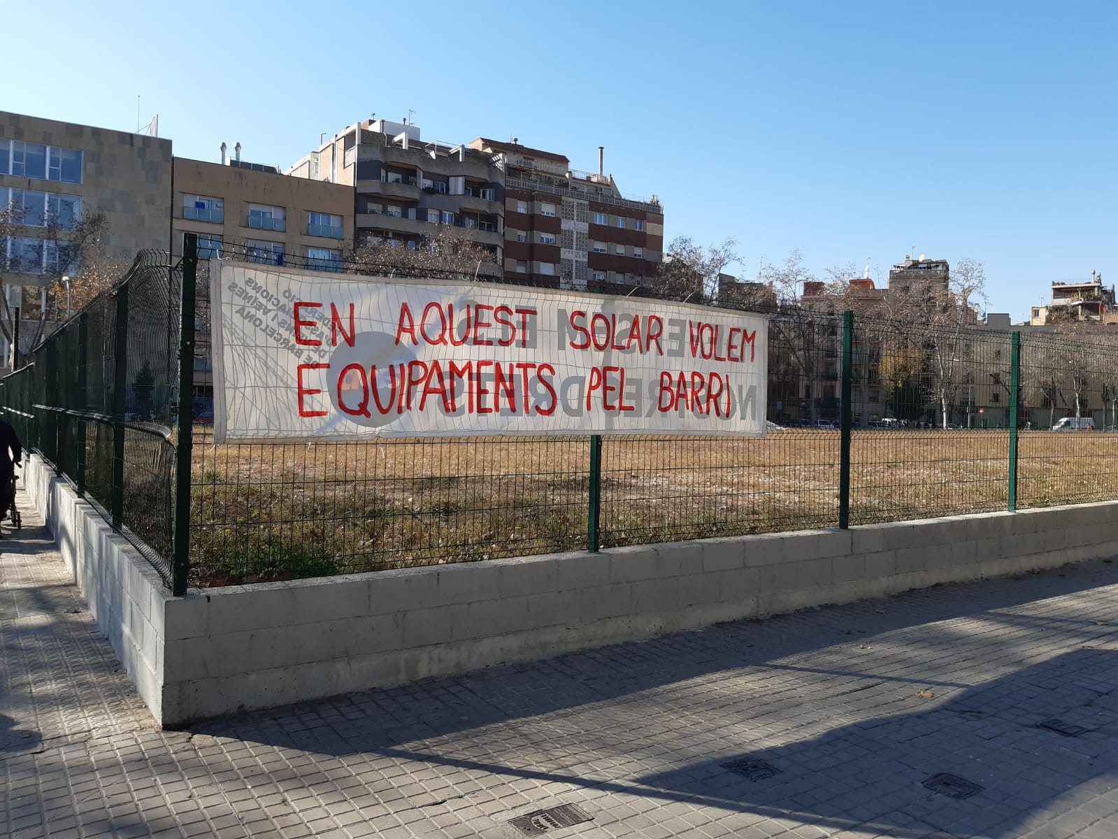 El terreny, de 5.400 metres quadrats, no es fa servir des de fa 14 anys / Associació de Veïns del Casc Antic