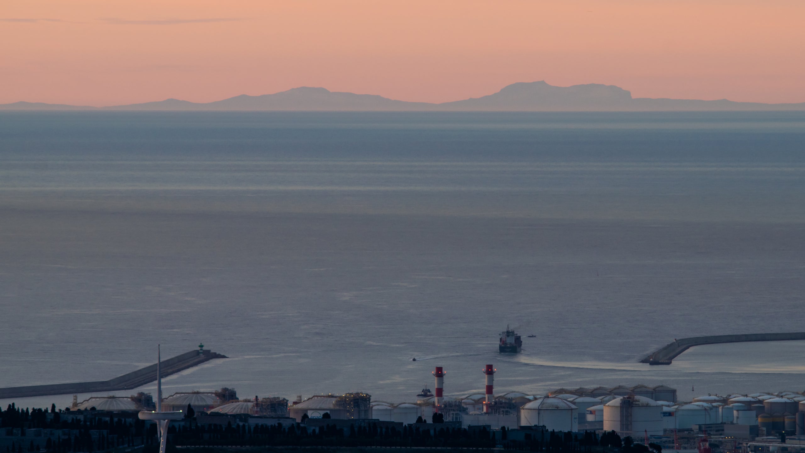 L'illa de Mallorca vista des de l'Observatori Fabra aquest dijous / Alfons Puertas