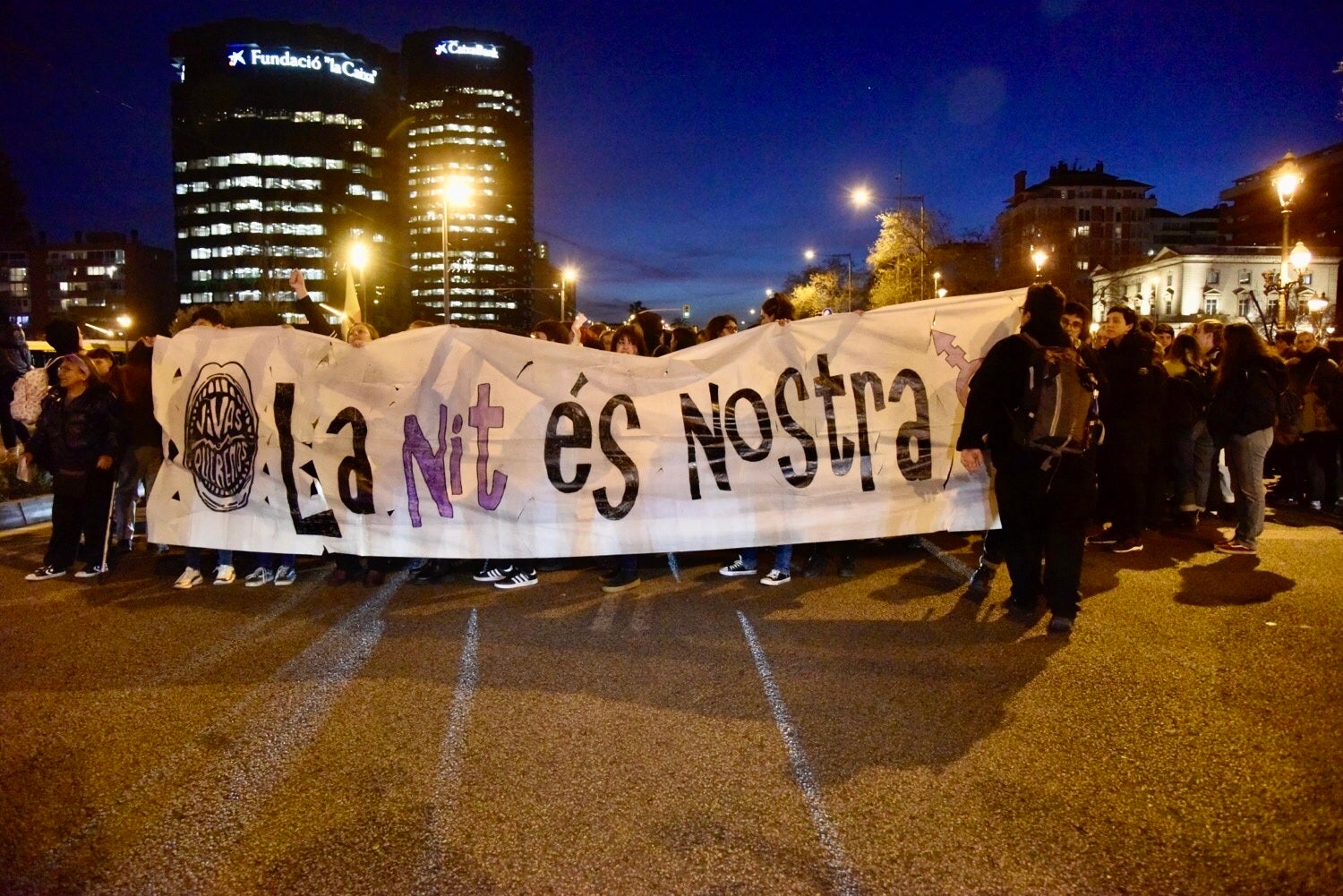 Un moment de la manifestació d'aquest dimarts / Europa Press