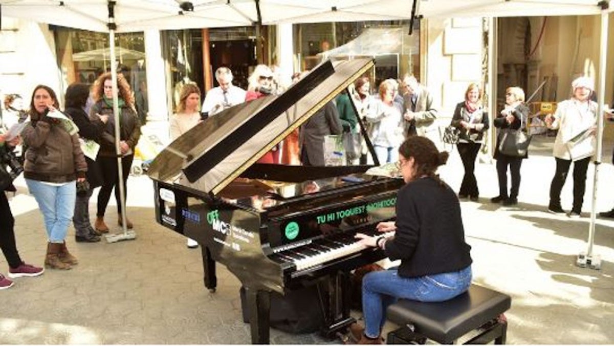 Es podran trobar pianos en 10 punts del passeig de Gràcia / Ajuntament