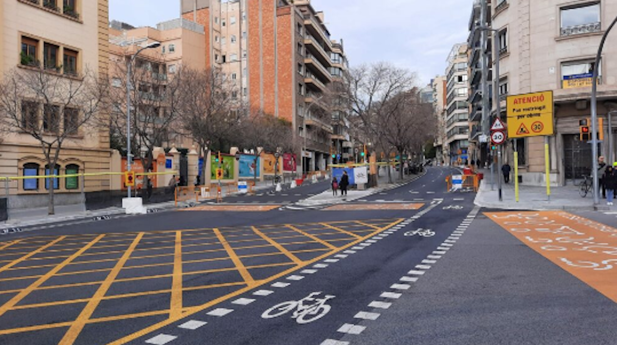 El carril bici es va acabar de construir a principis del passat agost / Ajuntament de Barcelona