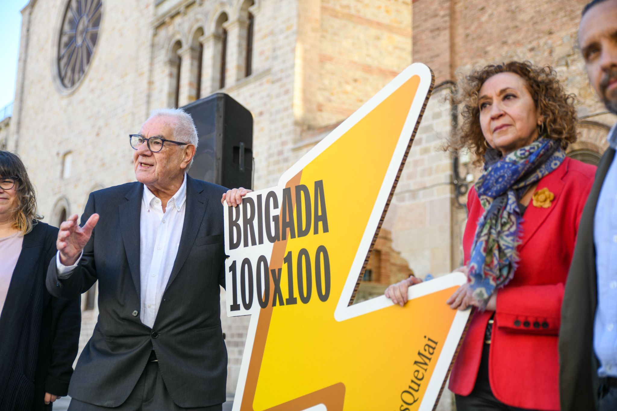 Maragall presenta la Brigada 100x100 ERC