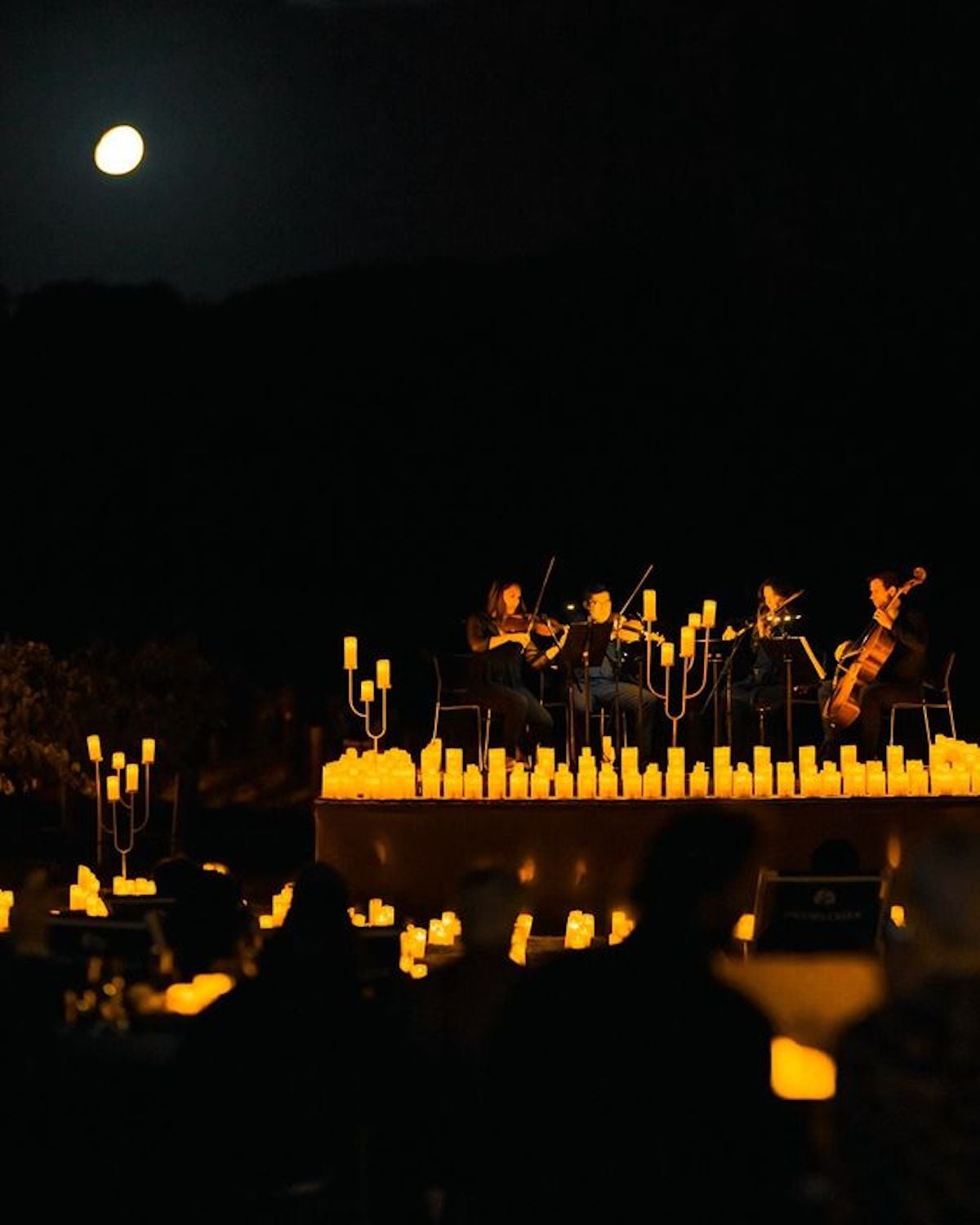 Agrupació Candlelight durant un concert