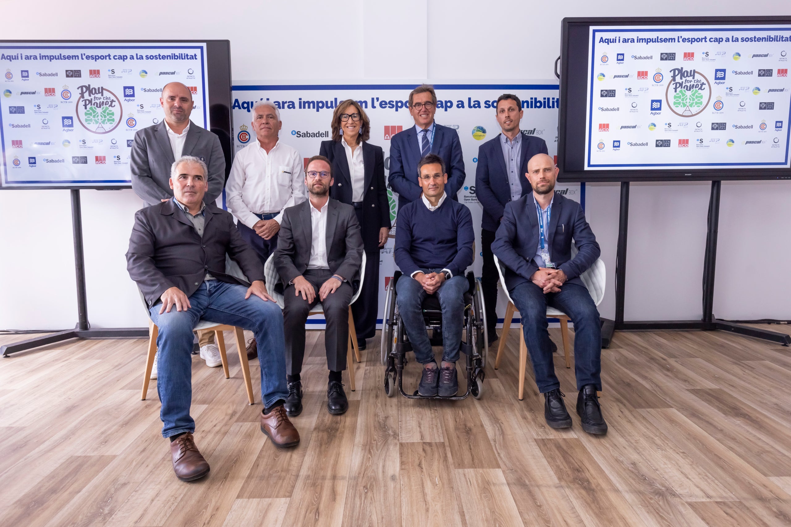 Presentació de l'aliança entre Agbar i el Barcelona Open Banc Sabadell 