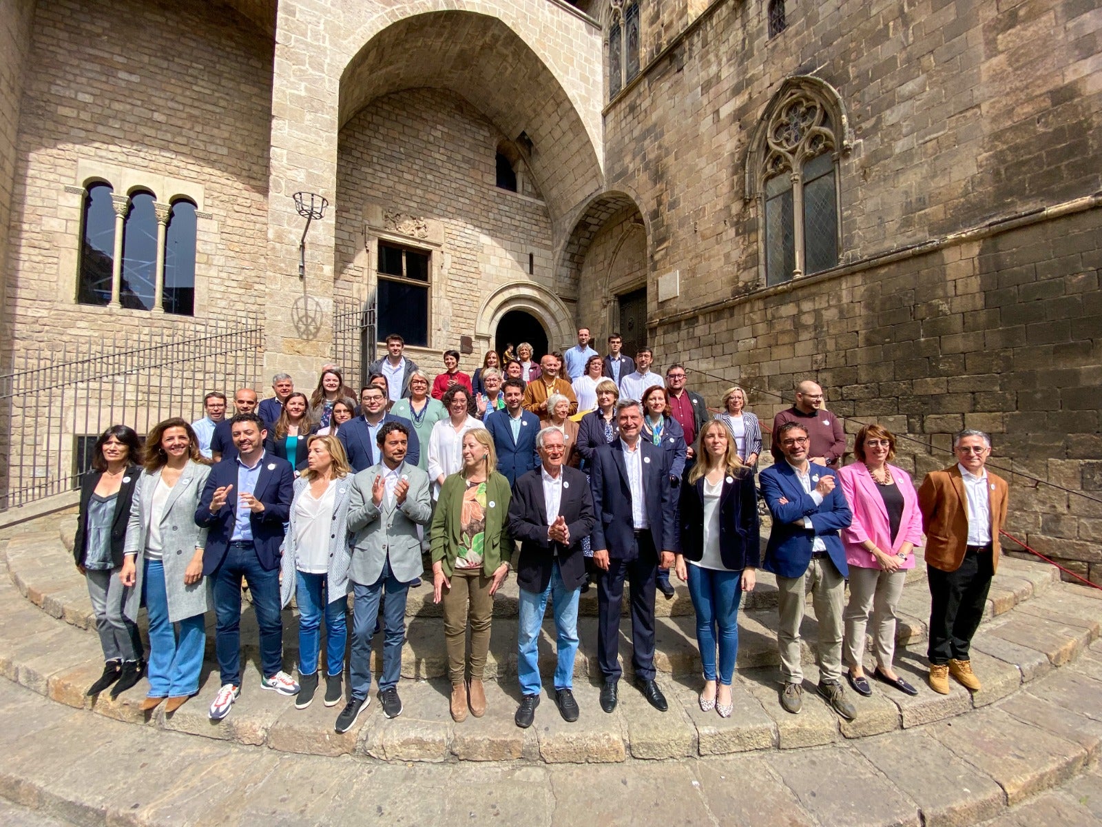 Un moment de l'acte d'aquest dissabte al matí / Junts 