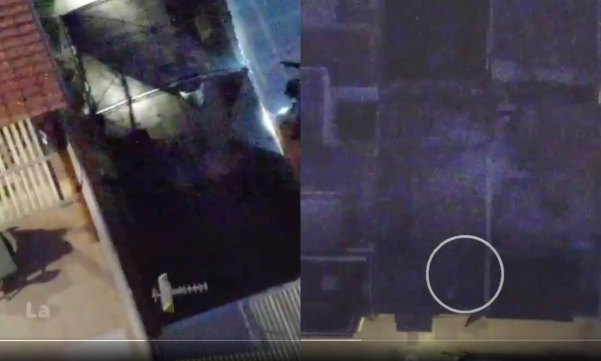 Fragment del vídeo en què els Mossos publiquen la detenció