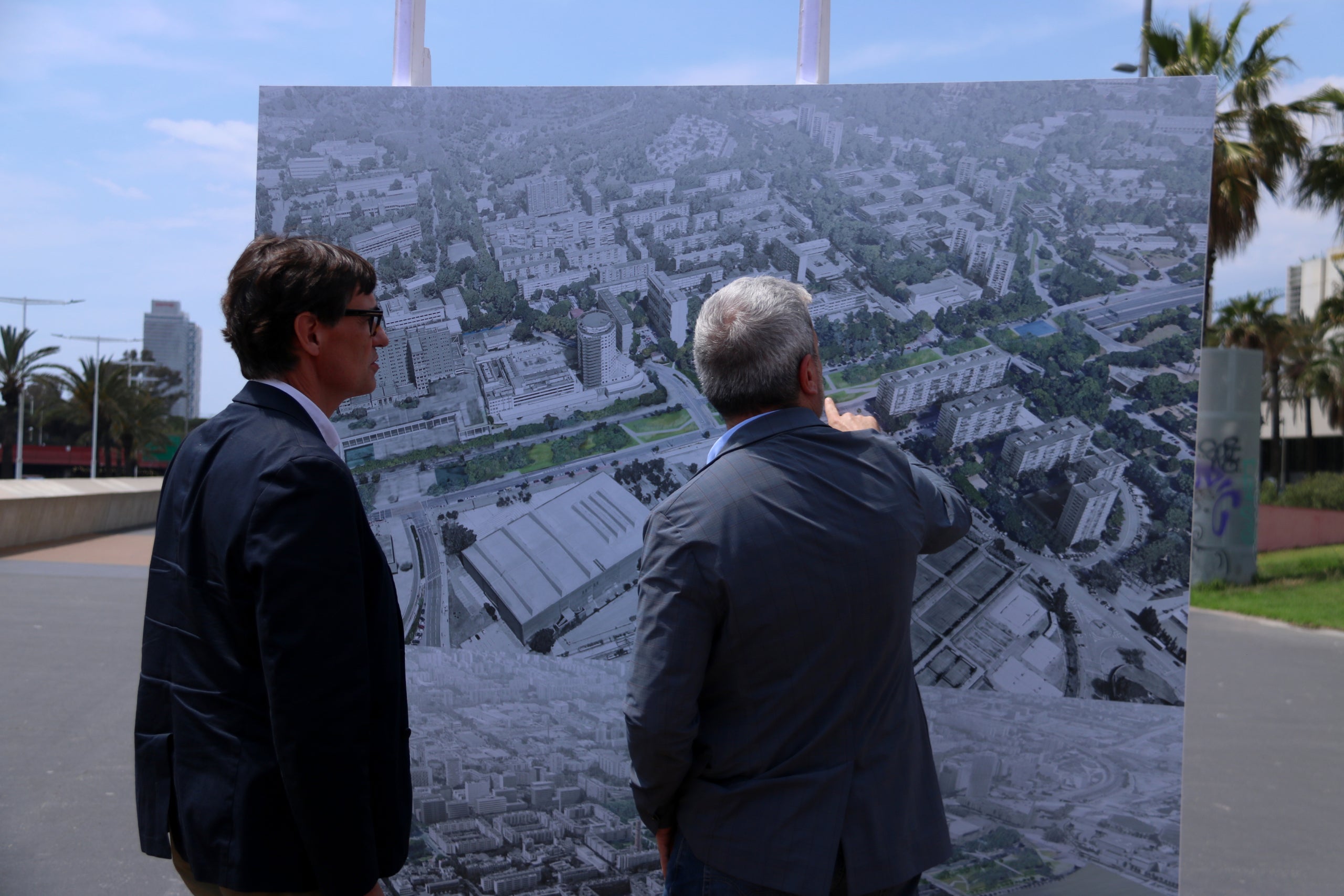 Collboni i Illa observen com quedarien les rondes | ACN