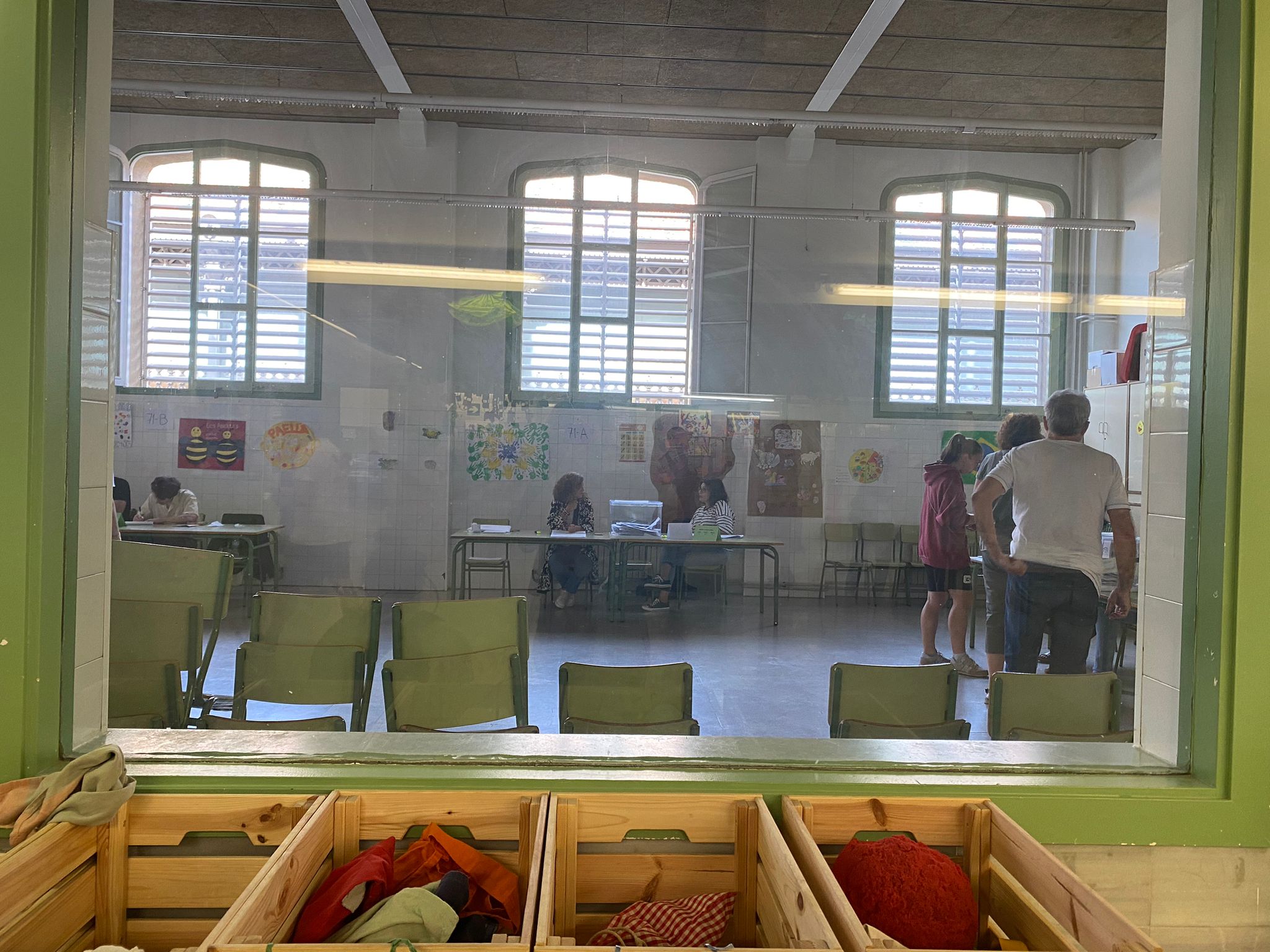 El col·legi electoral de l'Escola de la Concepció / A.L.