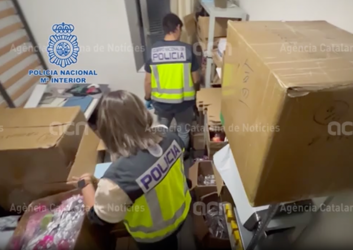Un moment de l'operació policial / CNP 