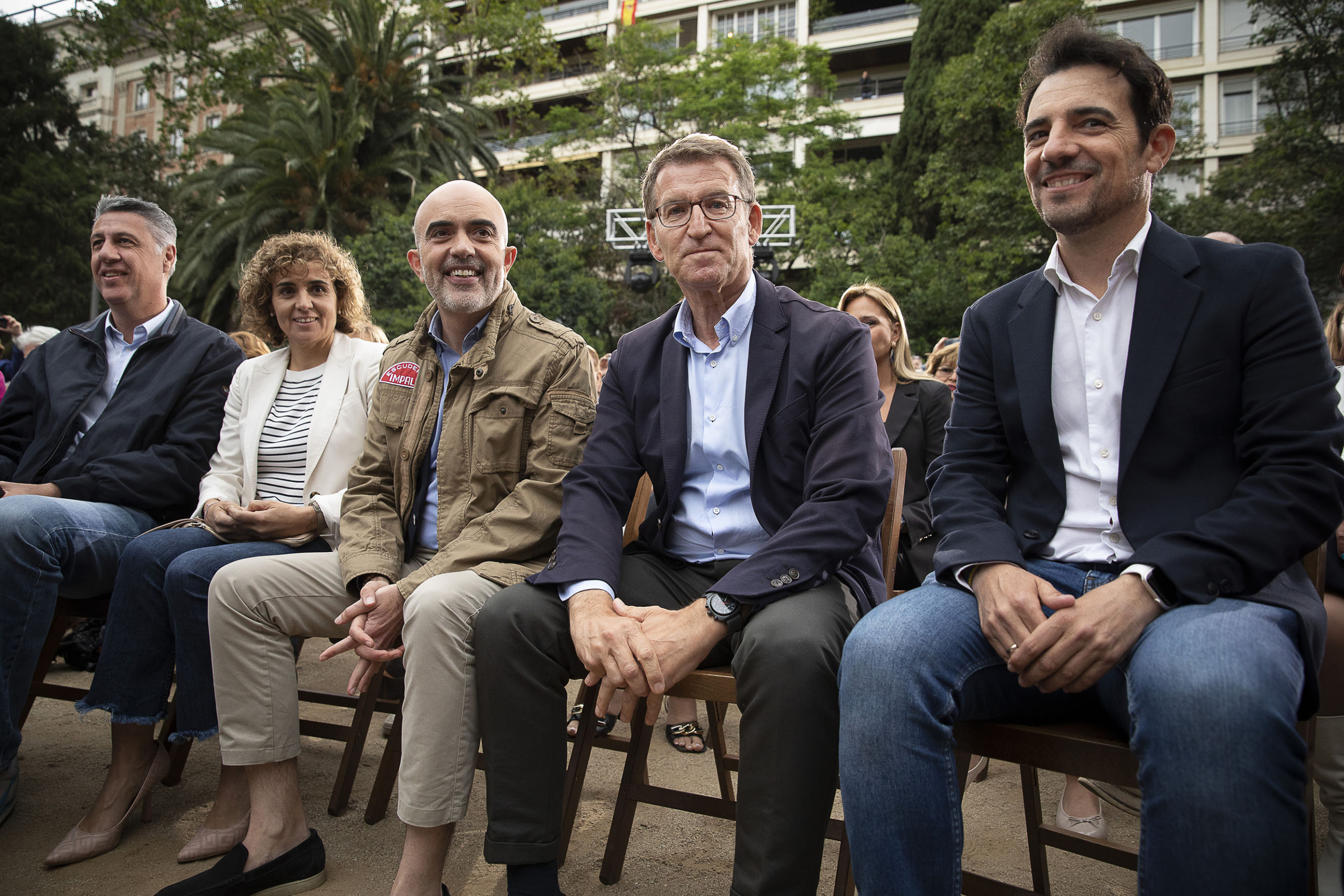 Dani Sirera i Núñez Feijoó al Turó Park JORDI PLAY