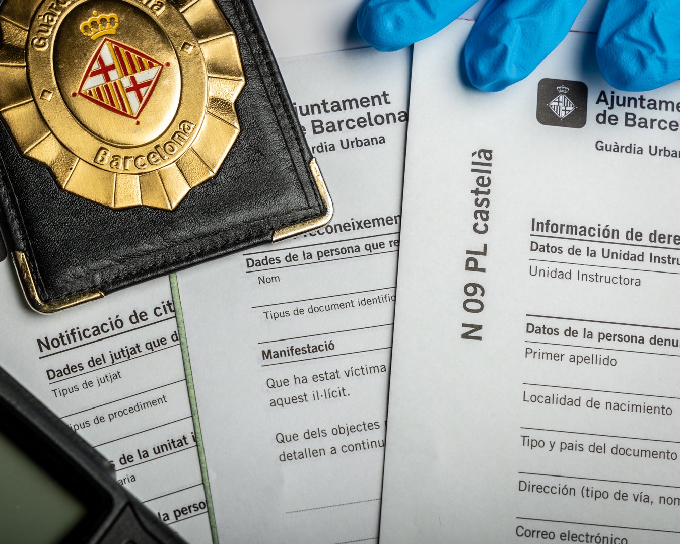 Els agents van enxampar el lladre d'infraganti / Guàrdia Urbana