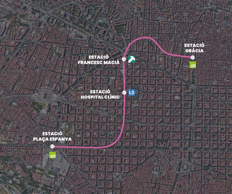 Així serà el recorregut que connectará la línia Llobregat-Anoia amb la línia Vallès / ACN