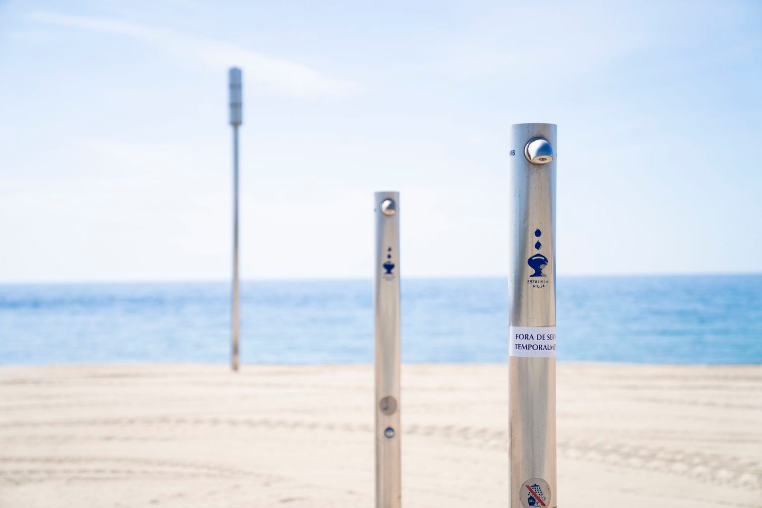 Dutxes a la platja de Barcelona | Ajuntament de Barcelona
