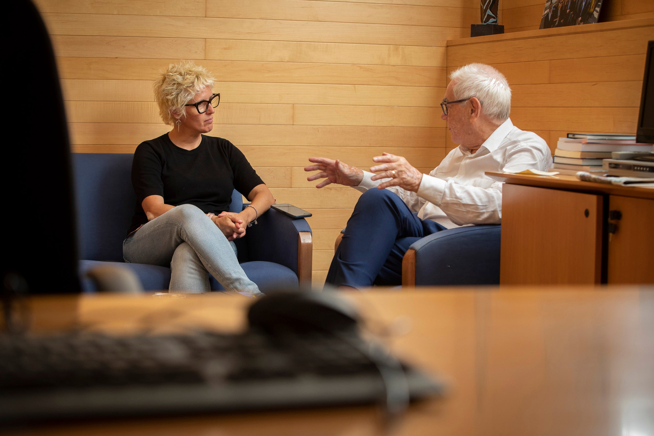 Ernest Maragall, candidat d'ERC a l'alcaldia de Barcelona. Gemma Aguilera