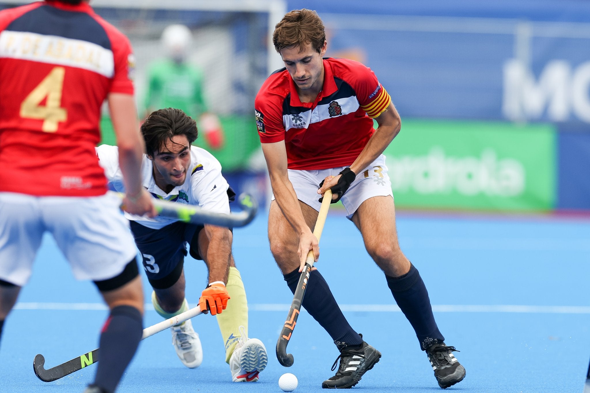 Llorenç Piera, capitán del RC Polo, en una acción de la final de la Divsión de Honor | RC Polo