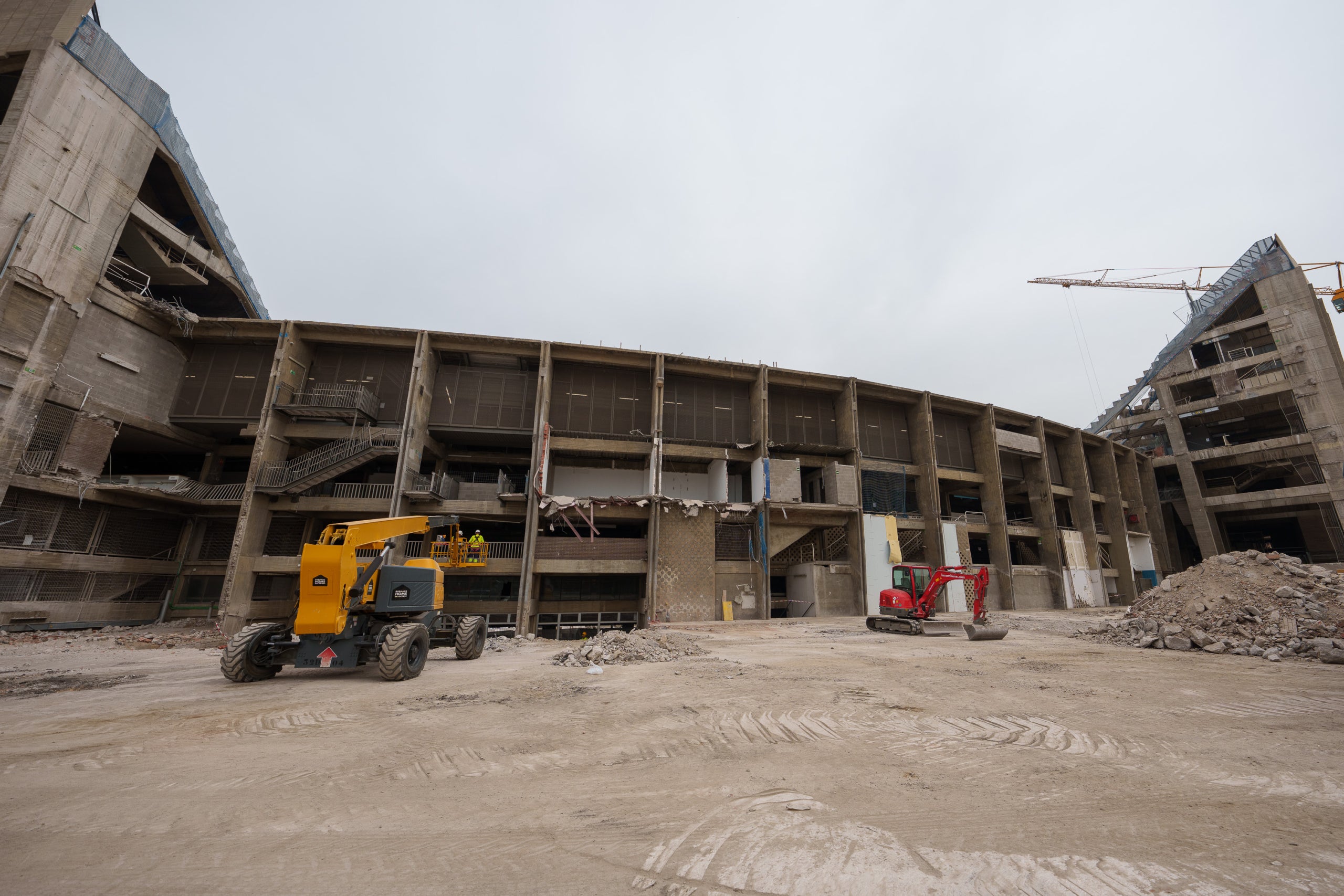 Obres d'enderroc del Camp Nou / German Parga (FC Barcelona)