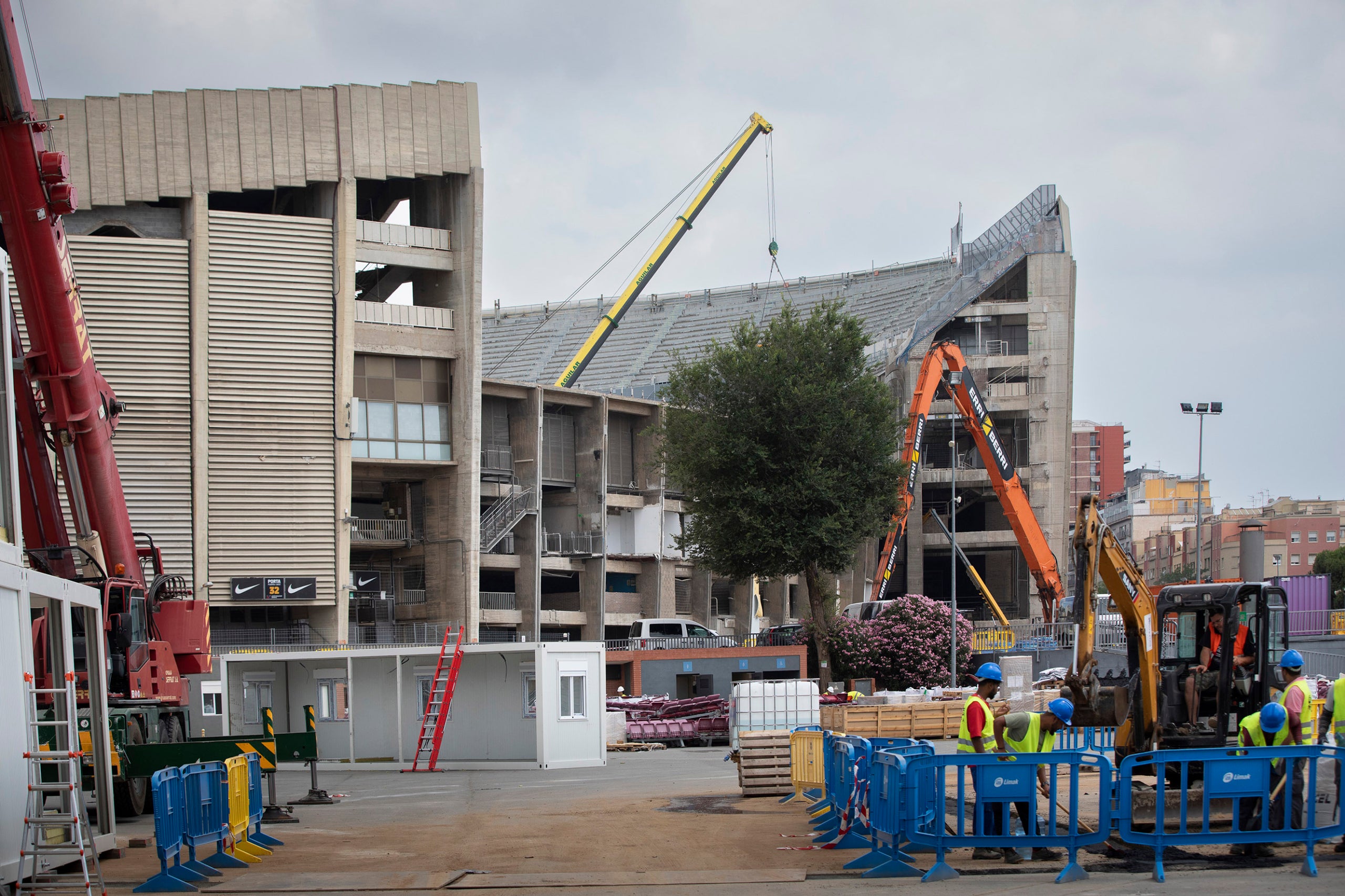 remodelació obres estadi Spotify Camp Nou, espai barça,.