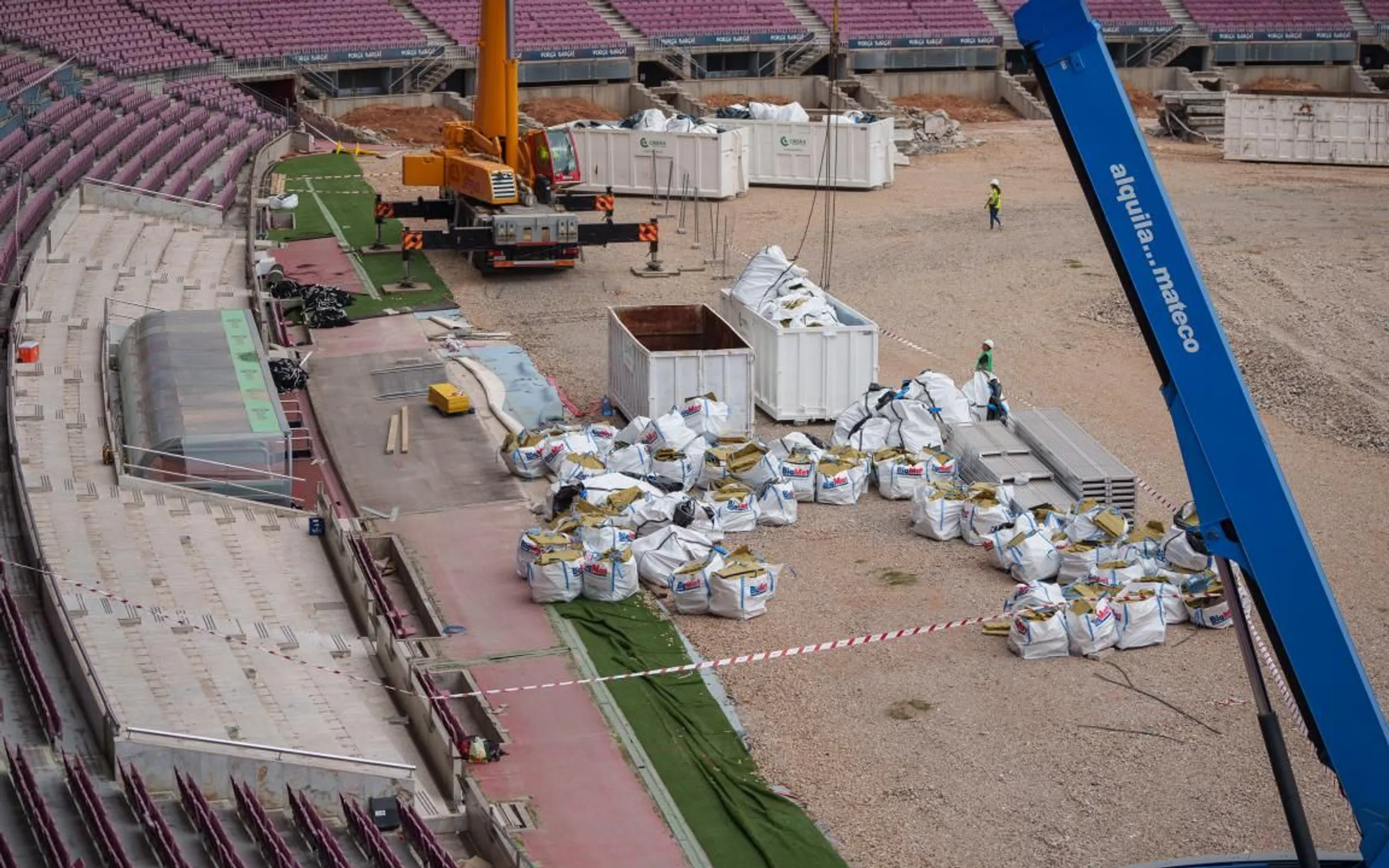 Obres d'enderroc del Camp Nou / German Parga (FC Barcelona)