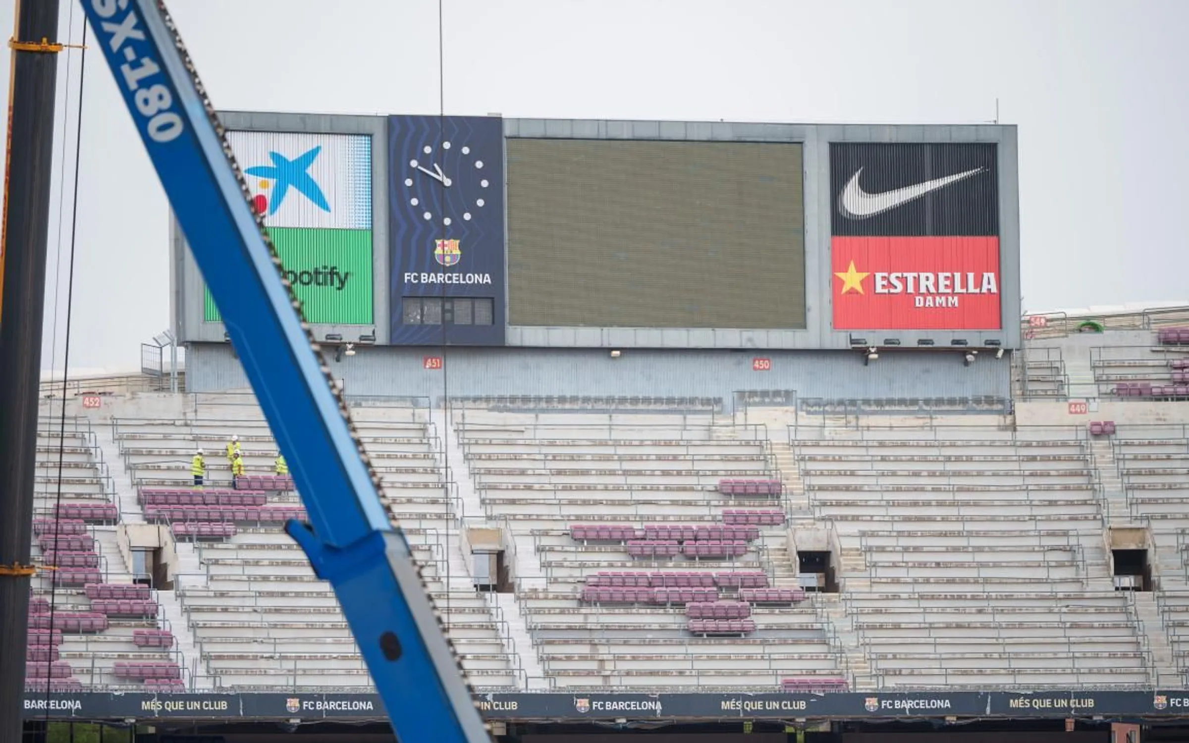 Obres d'enderroc del Camp Nou / German Parga (FC Barcelona)