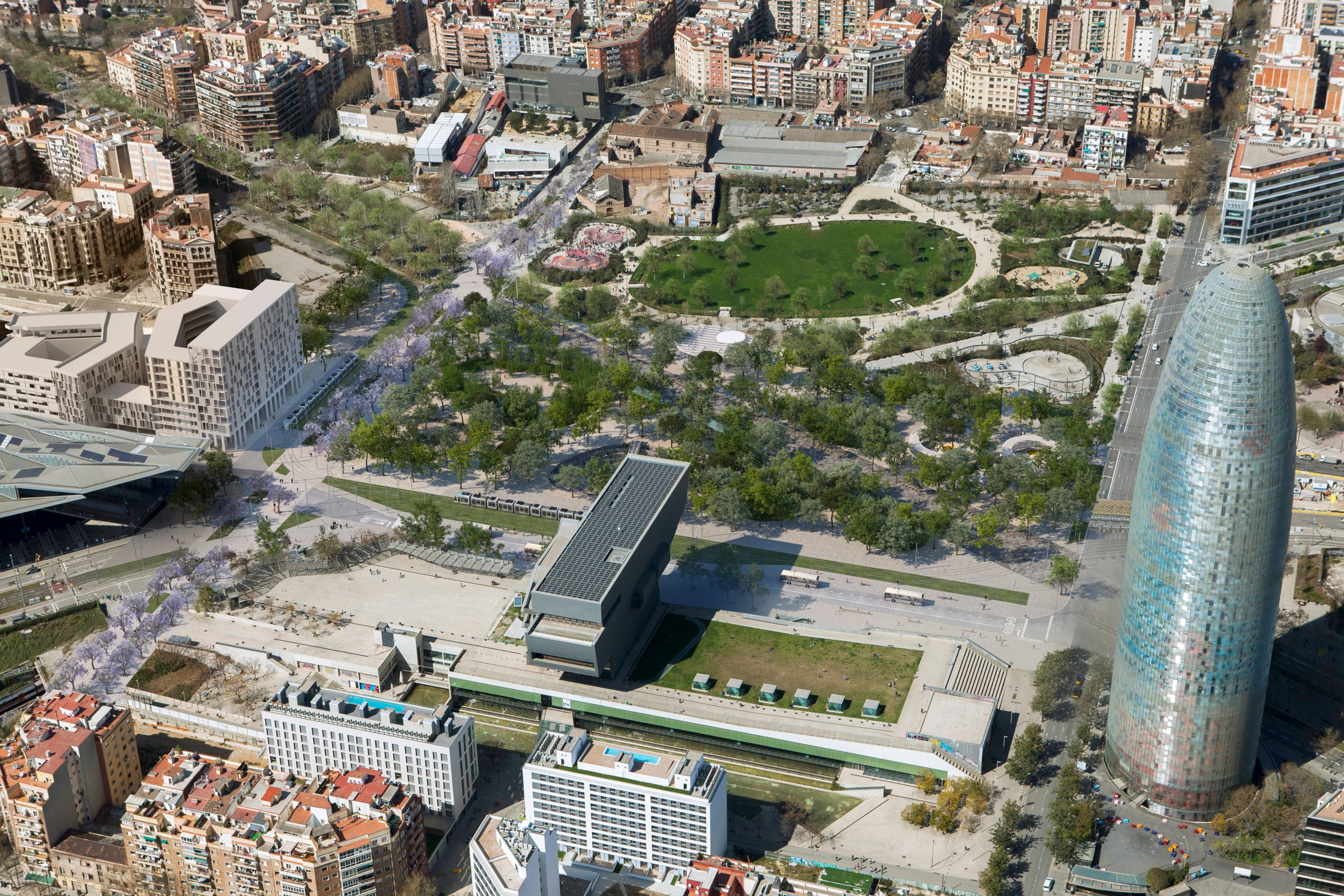 Així quedarà la part central de les Glòries / ACN