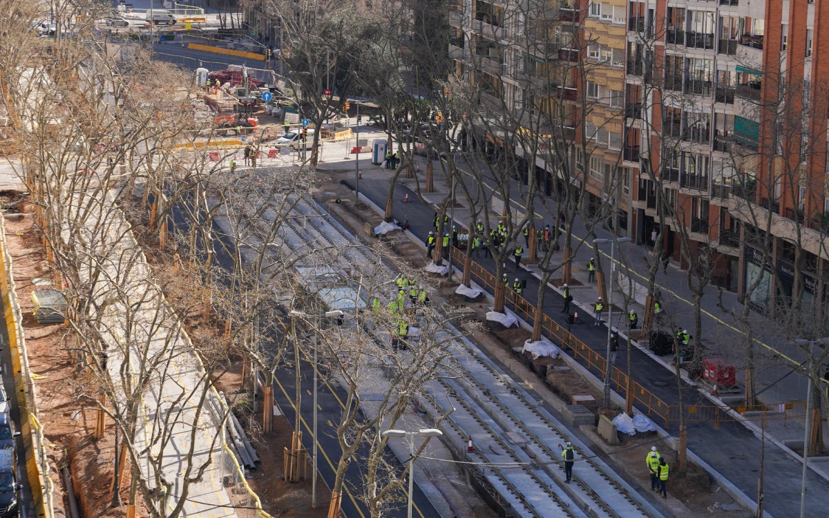 Les obre del tramvia avancen segons el calendari previst | Ajuntament 
