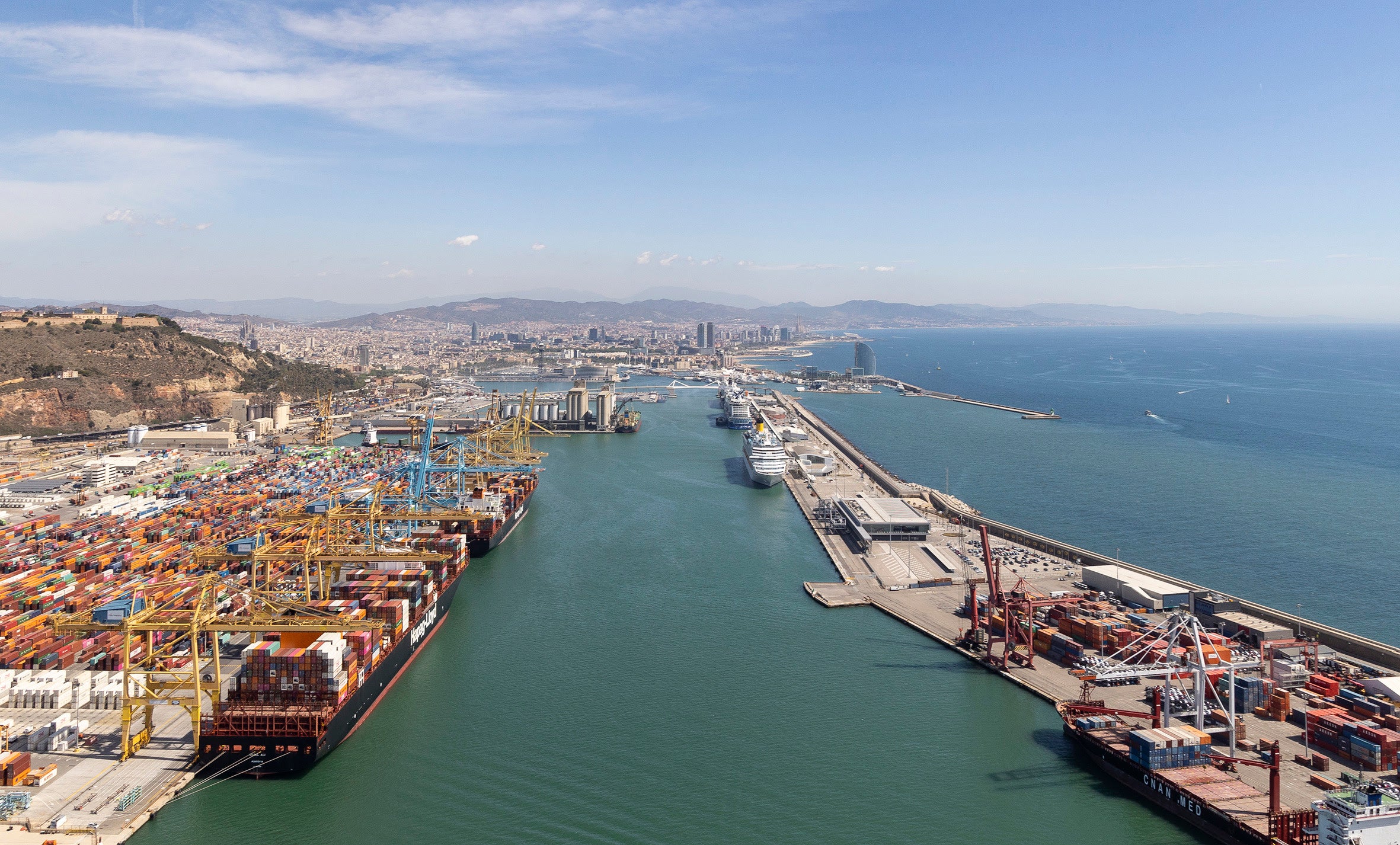 El Port de Barcelona en una imatge d'arxiu / Port de Barcelona