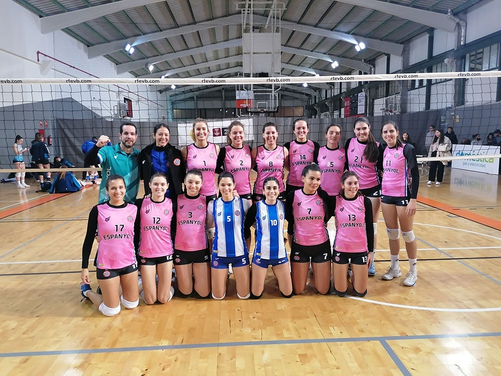 El equipo de volei de la SD Espanyol | SD Espanyol