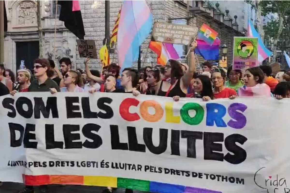 Imatge de la manifestació de 2022 del col·lectiu LGTBI | Crida LGTBI