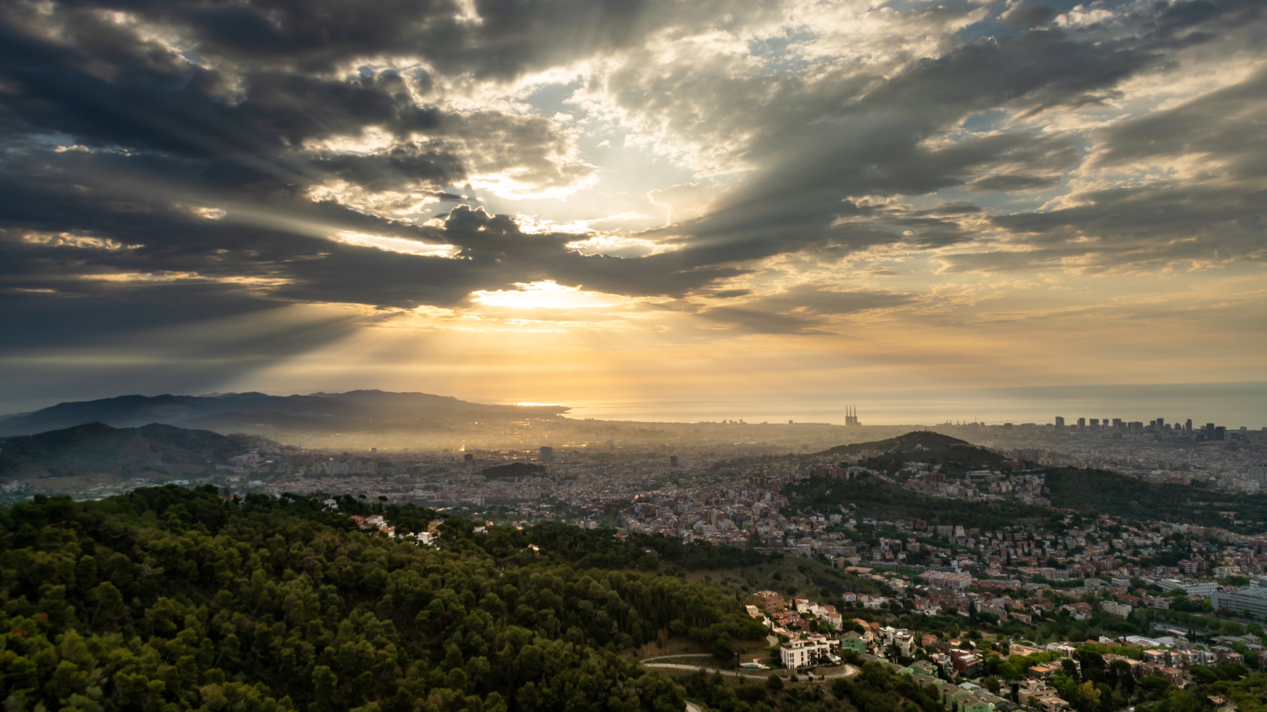 Barcelona, aquest matí des del Tibidabo | Alfons Puertas