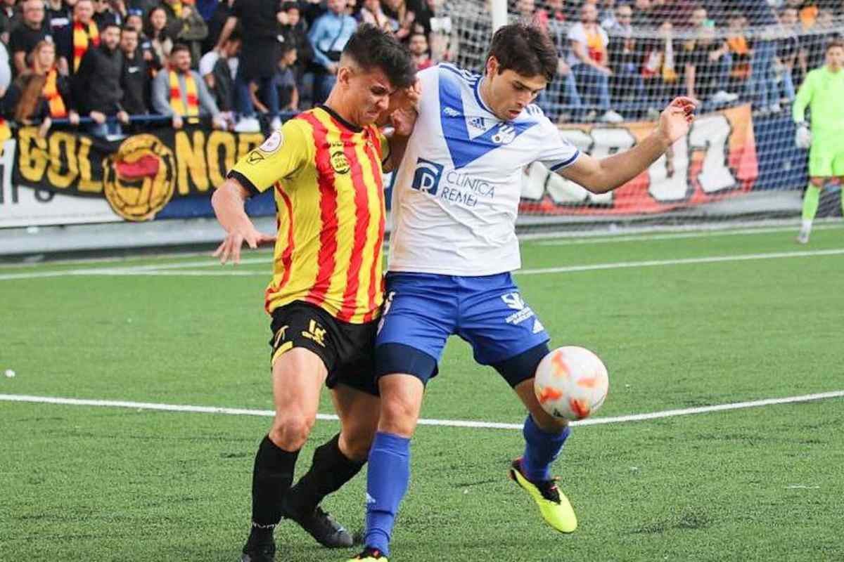 Imatge d'un derbi entre Europa i Sant Andreu | CE Europa (Fran Capell)