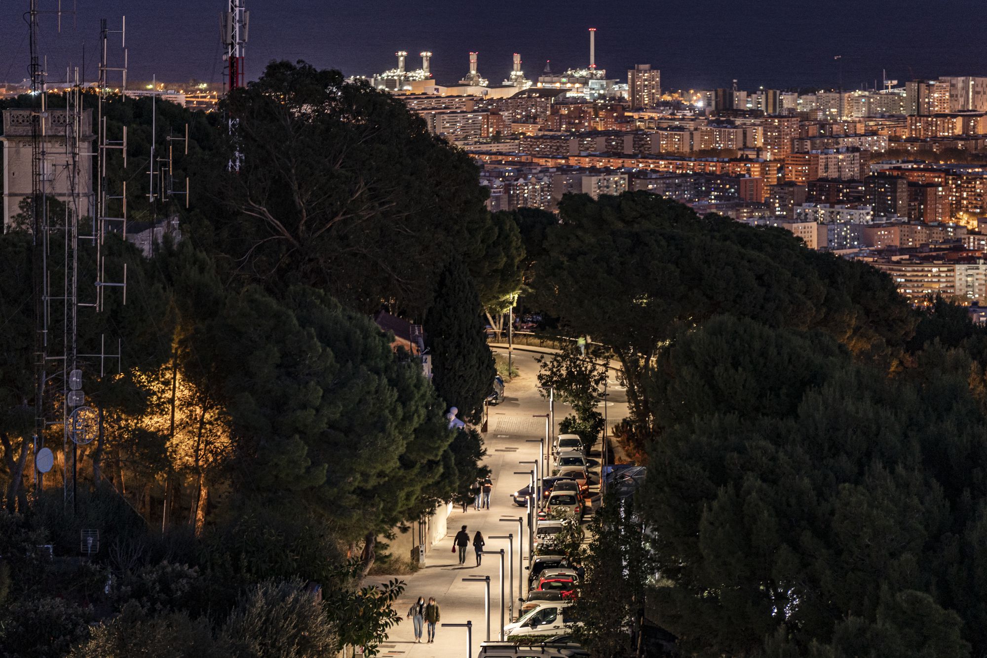 Panoràmica nocturna de Barcelona / Ajuntament