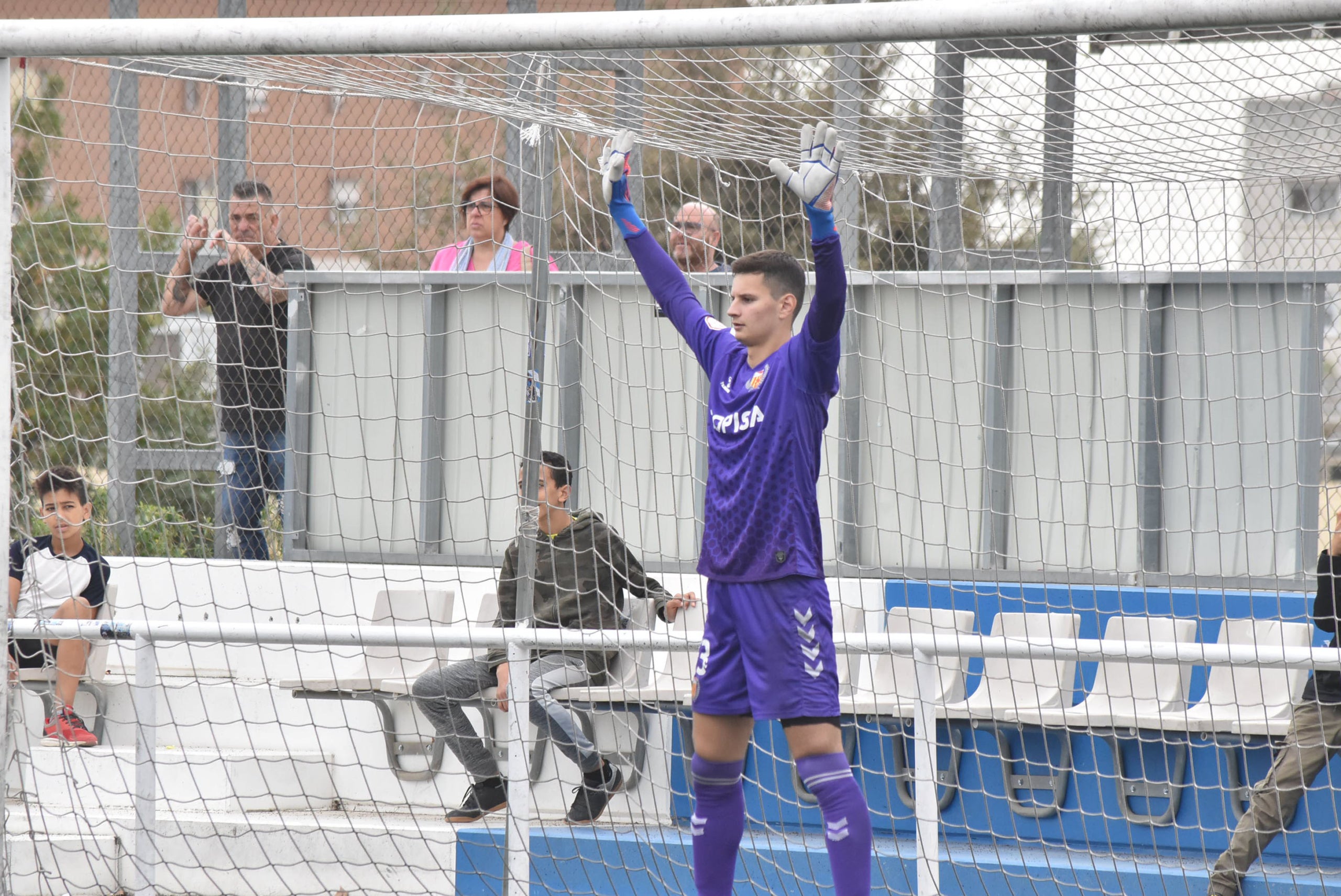 Nil Torreguitart en un partit amb L'Hospitalet | CE L'Hospitalet
