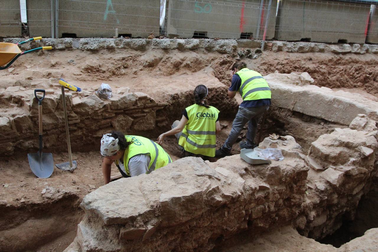 Les restes del convent caputxí del segle XVI trobat a l'Eixample / A.R.