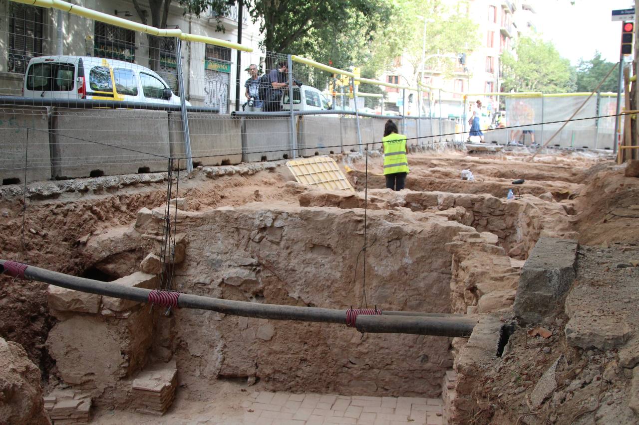 Les restes del convent caputxí del segle XVI trobat a l'Eixample / A.R.