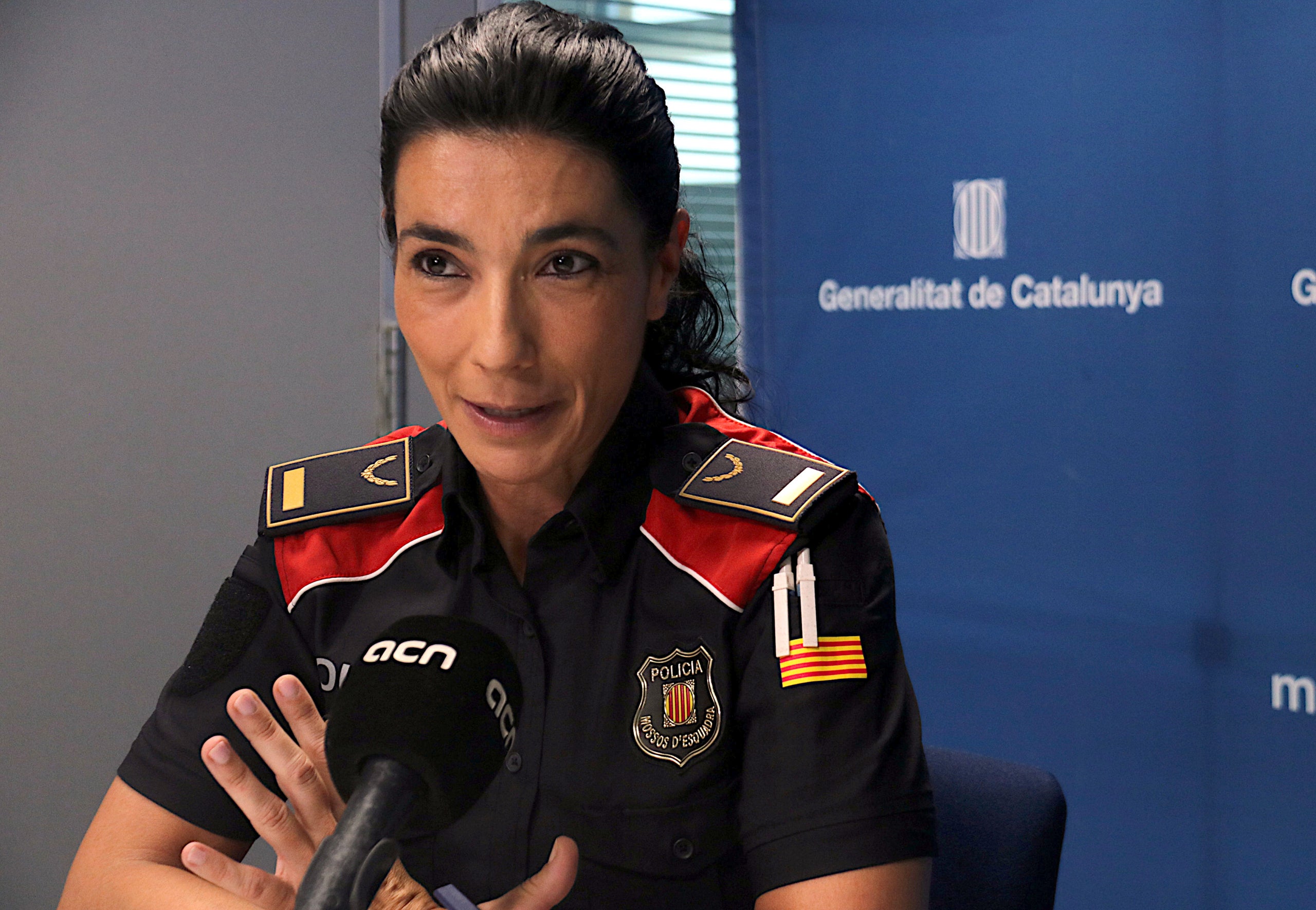 Montserrat Escudé, portaveu dels Mossos, en una entrevista amb l'ACN / ACN